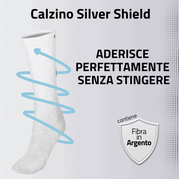 Calzino Tecnico Mototonico Silver Shield