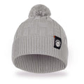 Cuffia Mototonico Arctic Fun grigia con pon pon