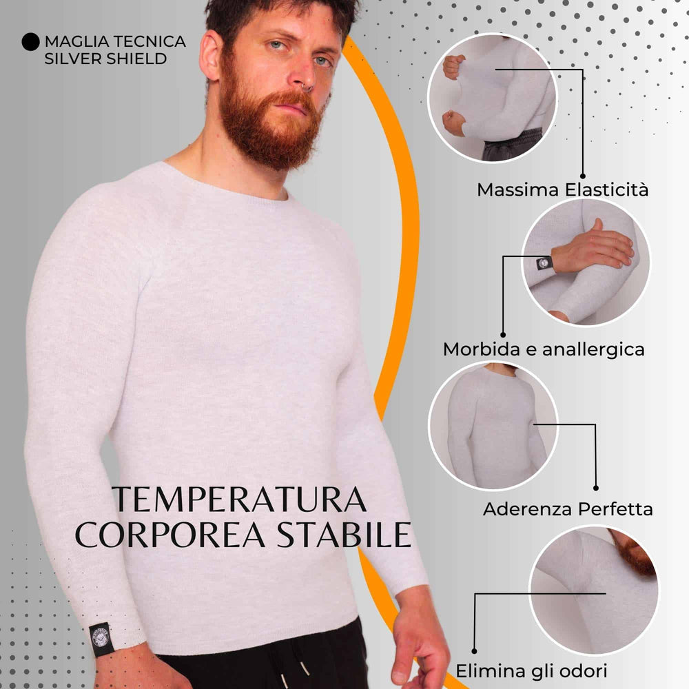 Maglia Tecnica Mototonico Silver Shield