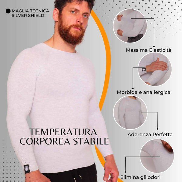 Maglia Tecnica Mototonico Silver Shield